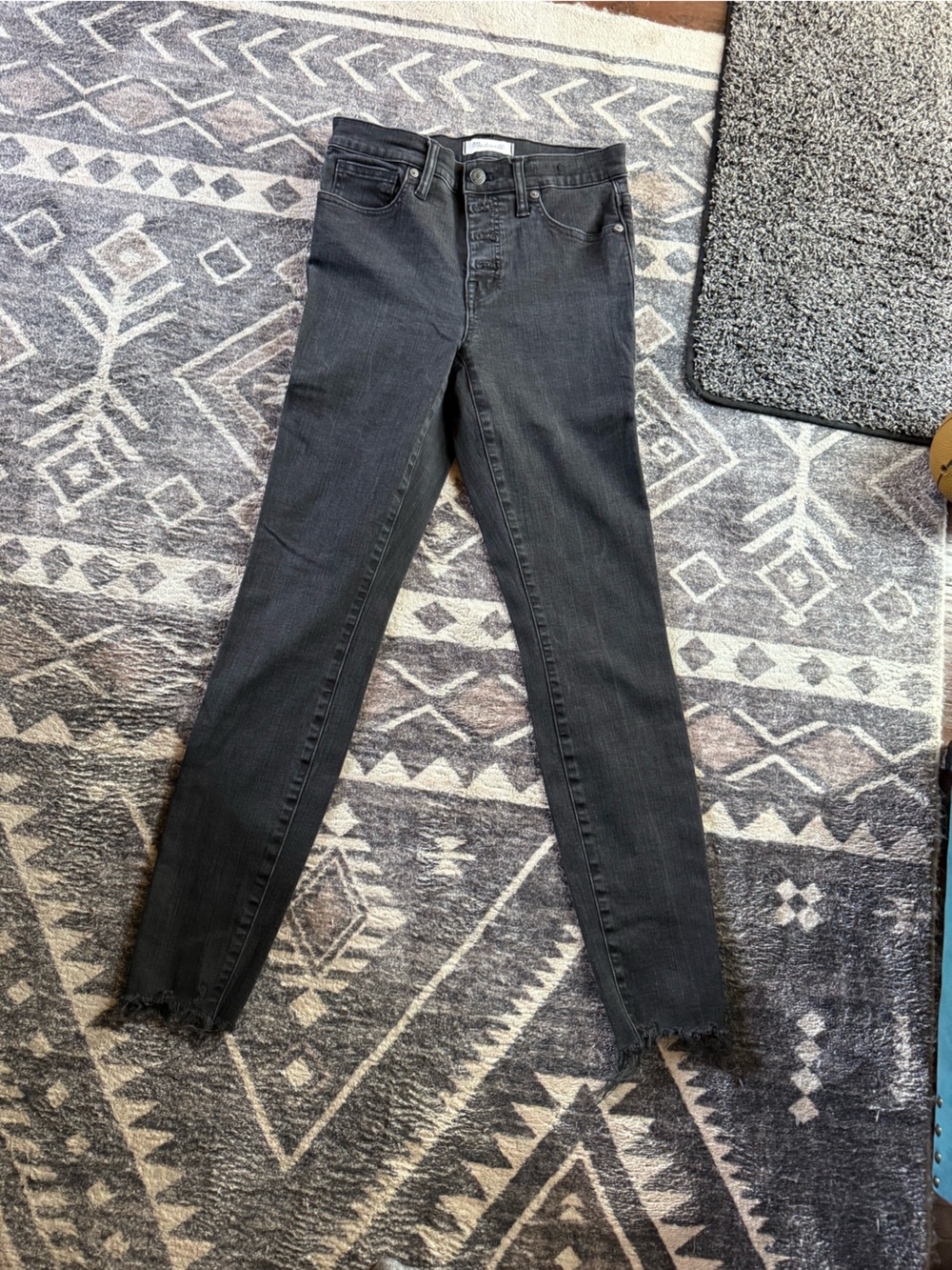 Madewell Black High-Rise Skinny Jeans